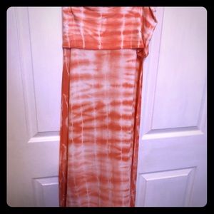 Large Billabong Orange TieDye Skirt